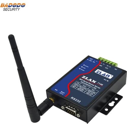 RS232 RS485 RS422 serial port to WiFi Converter server ZLAN7146 wireless Serial Server support Modbus TCP replace 7104