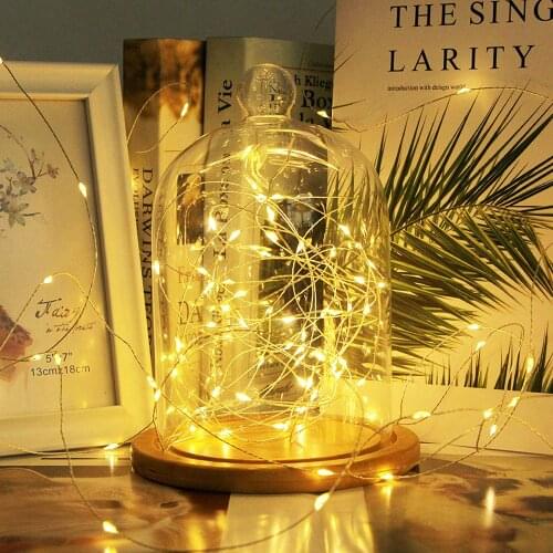 Fairy String Lights 10m 100 Led Waterproof Starry Firefly String Lights for DIY Christmas Wedding Bedroom Indoor Decorations