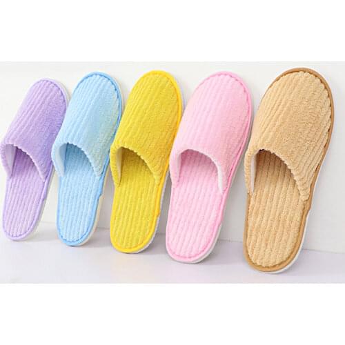 Women Slippers Men Slippers Indoor Cotton Slippers Anti-slip Winter House Shoes Soft Bottom Cotton Slippers Lady Home Slippers