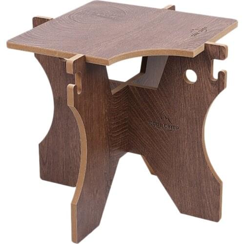 Top!-COOLCAMP Multi Camping Bucket Rack Barbecue Stool Folding Table Ultra Light Folding Rack for Outdoor Picnic BBQ Tours Table