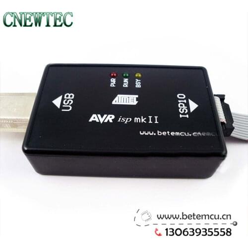 USB programmer AVRISP mkII mk2 clone ATMEL AVR Fit 51 Series ATmega PWM ATtiny,51 AVR USB download line