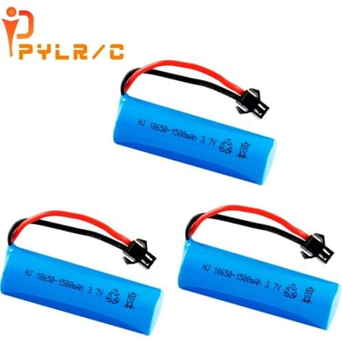 3.7V 1500mAh 15c Lipo Battery remote control helicopter / Airplanes / car Battery 18650 cylindrical Lipo battery SM plug 1-10PCS
