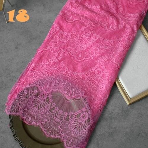 3M/lot) light grey Chantilly Lace Fabric 150cm Scalloped Nylon Dress Eyelash Lace French Lace Fabrics