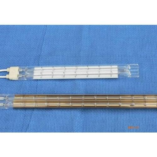 340mm 1000w 220v twin tube 23mm with white coating halogen quartz infrared heat lamp prices