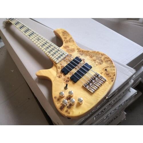 Orphan unique bass 5 strings left hand guitar bass ,golde bridge,pearl shell inlay, ASH bo,active batterydy