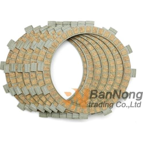 7 pcs high quality Motorcycle Clutch Plates clutch disc Disc Set For Kawasaki KL250 97/00-09 KLX250 01-15 KLX300 97-07