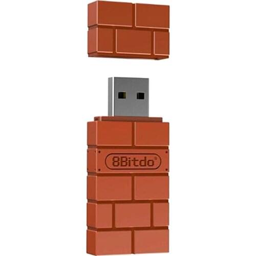 8Bitdo Wireless Bluetooth Adapter for Nintendo Switch, Windows, Mac, & Raspberry Pi