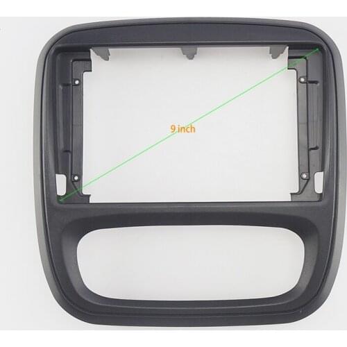 9 INCH Car Audio Frame GPS Navigation Fascia Panel Car dvd Plastic Frame Fascia is suitable for 2015 RENAULT TRAFIC/ OPEL VIVARO