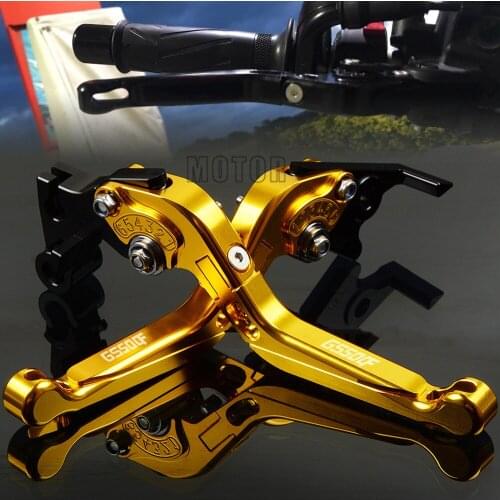 CNC Aluminum Motorcycle Brake Clutch Levers For Suzuki GS500F 2004-2009 2005 2006 2007 2008 Adjustable Foldable GS 500F 500 F