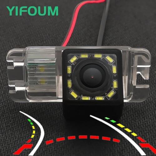 YIFOUM Dynamic Trajectory Tracks Car Rear View Camera For Ford Mondeo Fiesta Focus Hatchback S-Max Kuga Escape Transit Everest