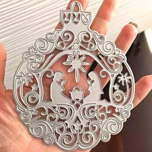 Nativity Ornament Dies Metal Cutting Dies Stencil For DIY Scrapbooking Album Decorative Embossing Craft Dies Cut Paper Card Tool