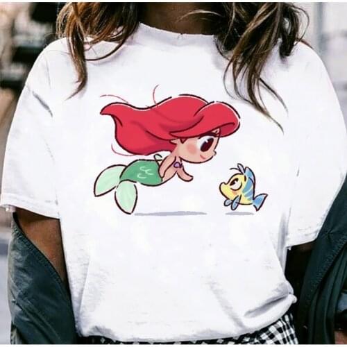 Kawaii Disney Cartoon T Shirt Men Funny Disney Princess Graphic Tees Cute Anime Graphic Tees Unisex Tops Harajuku Tshirt Male