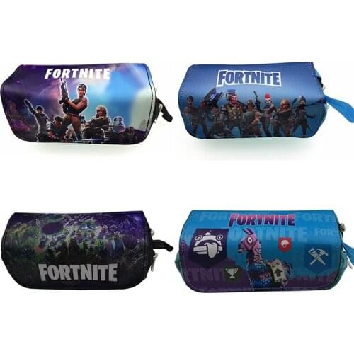 Fortnite Game Pencil Case Pencils Bag Fortress Night Student Stationery School Supplies Anime Pencil Pouch Boys Children Gift