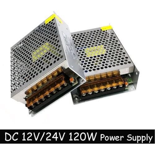 DC 12V 10A 24V 5A 120W Switching Power Supply AC 110V 220V Constant Voltage Power Supply Lighting transformer for LED Light
