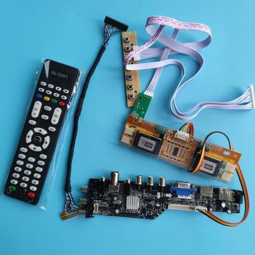 Kit For LM190WX1 TL 1440x900 TV Controller Board Driver Remote LCD AV DVB-T 4 CCFL Panel Screen HDMI USB VGA Digital