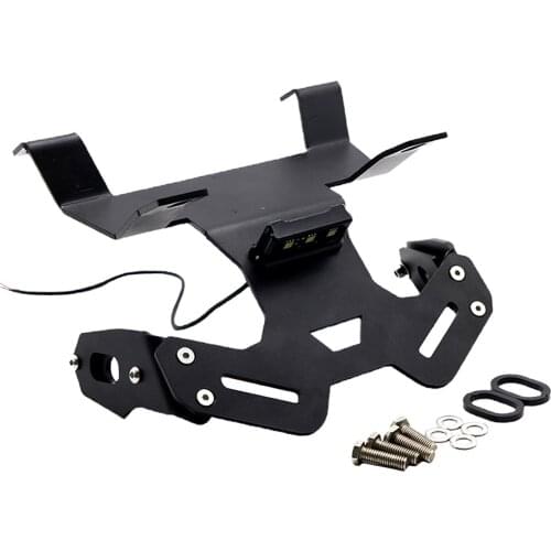 Motorcycle License Plate Mount Holder Bracket with LED lights for Honda CB125R CB250R CB300R 2018 2019 2020