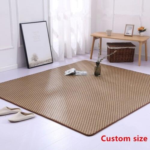 Summer Japanese Carpet Thicken Tatami Rattan seats carpets Foldable Living room bedroom Floor Mat/Rugs Dormitory student bed Rug