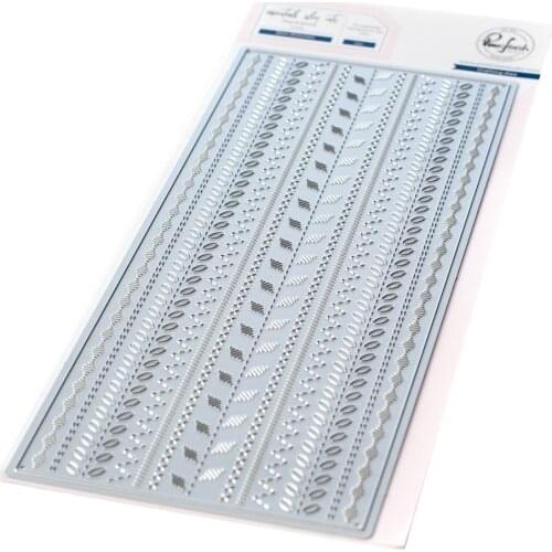 AliliArts Metal Cutting Dies slim stitched panel diy Scrapbooking Photo Album Decorative Embossing PaperCard Crafts Die