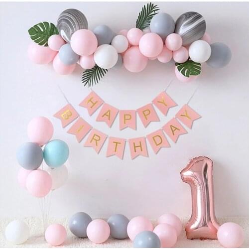 84Pcs Macaron Balloon Decoration Wreath Kit Theme Party Decoration Birthday Party Decoration Children Birthday Party Anniversary