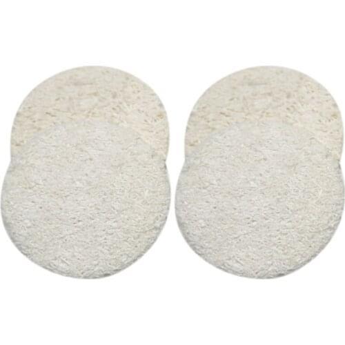 A Set Of 24 Natural Loofah Luffa Loofa Exfoliating Loofah Makeup Remover Towel 5.5cm Diameter Face Scrub