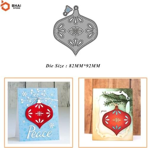 New Design Christmas Decor Pendant Metal Cutting Dies Cut Decoration Scrapbook Paper Card Embossing Decor Craft