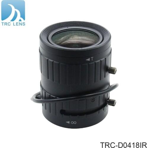 3MP Auto Iris Manual zoom lens Varifocal lens 3 Megapixel 4-18mm Focal length ir lens C mount lens for CCTV Cameras