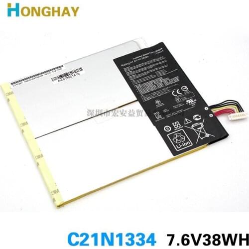 HONGHAY 7.6V 38Wh Original C21N1334 Laptop Battery For ASUS Transformer Book T200TA 1A 1K 200TA-C1-BL Laptop Tablet