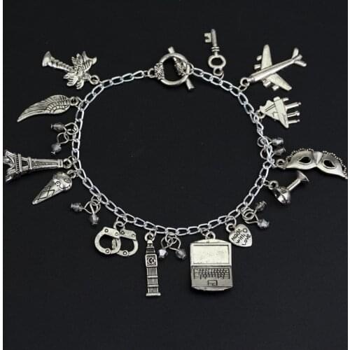 Romantic Movie Jewelry 50 Fifty Shades of Grey Bracelets Women Cosplay Accessories a Bracelet Link Chain Bangles
