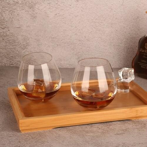 Scotch Single Malt Whisky Singleton Rock Glass Water Drop Shaky Tumbler Egg Shape Roly-poly Liquor Whiskey Wine Cup BAR Dropship