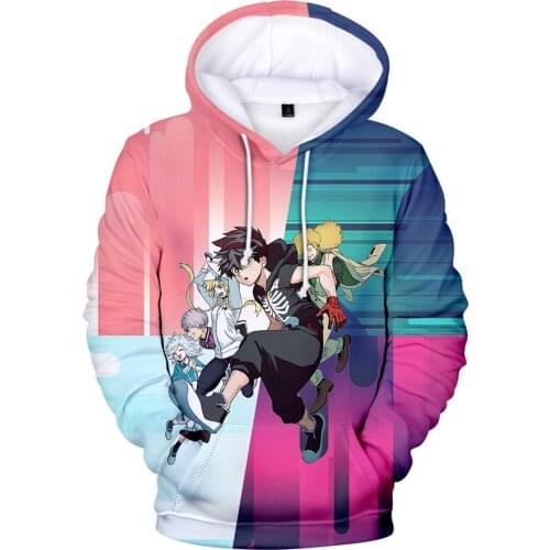 Popular Anime Kemono Jihen Cosplay 3D Hoodies Monster Incident Kabane Kusaka Akira Print Sweatshirts Boys Kids Kemono Jihen Tops