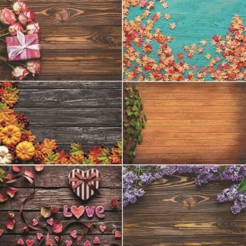 ZHISUXI Vinyl Custom Photography Backdrops Prop Wooden Planks Theme Photography Background #0057