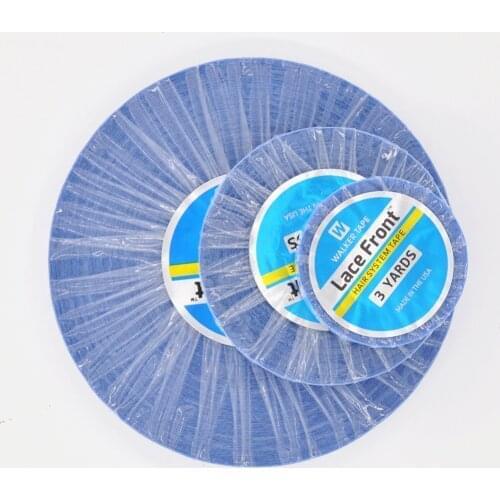 0.8cm Blue Lace Front Support Double Sided Adhesive Wig Tape For Hair Tape Extension/Toupee/Lace Wig