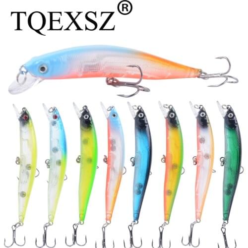 One pcs 10cm/3.94in 8.6g/0.3oz Artificial bait fishing tackle lure bionic bait lure fishing lure minnow crankbait trout tackle