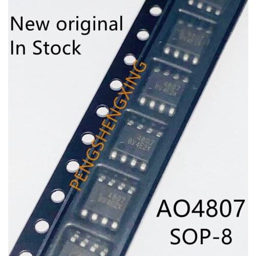10PCS/LOT AO4807 4807 SOP8 6A 30V New original spot hot sale