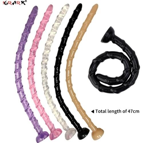 Long Extreme Huge Anal-Butt Plug Spyral Sex-Buttplug Toy Twist Tentacle Tapered SexToys Goods for 18 Plus Adults
