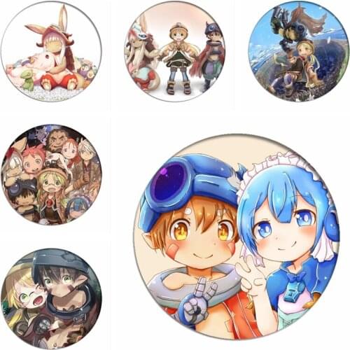 Anime Made in Abyss Cosplay Backpack Badges Regu Brooch Icon Collection Bags Riko Nanachi Breastpin Toys for Clothing Gifts