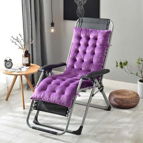 Velvet Armchair Seat Cushion Thick Mat Soft Recliner Rattan Chair Cushion Pad Office Divan Mattress