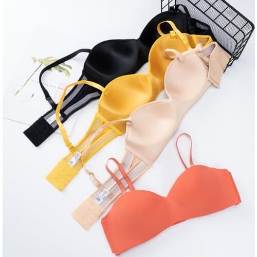 New Sexy Fashion Seamless Bras for Women Push Up Lingerie Bra Half Cup Wire Free Brassiere Female Underwear Intimates