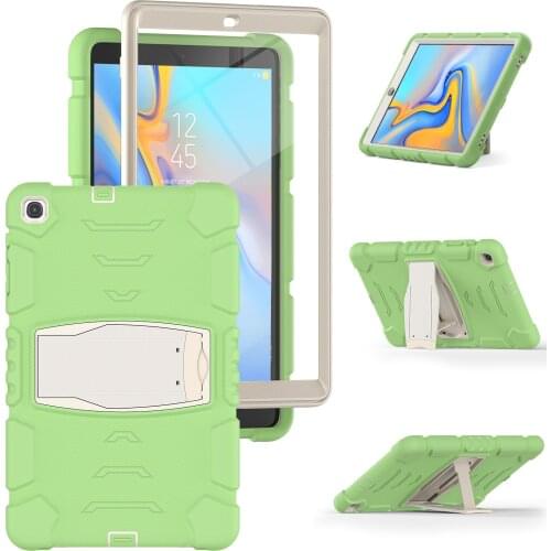 Tablet Case for Samsung Galaxy Tab A 10.1 2019 SM-T510 SM-T515 Kids High Impact 3in1 Hybird Armor PC Rubber Kickstand Cover