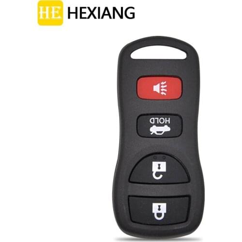 HE Xiang Car Remote Key Shell Case For Nissan Pathfinder Titan Versa Maxima Frontier Xterra Murano Infiniti Replace Key Cover
