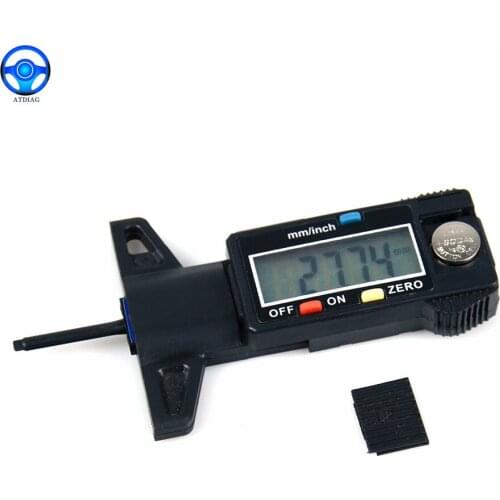 Digital Depth Gauge Caliper Tread Depth Gauge LCD Tyre Tread Gauge For Car Tire With Best Quality