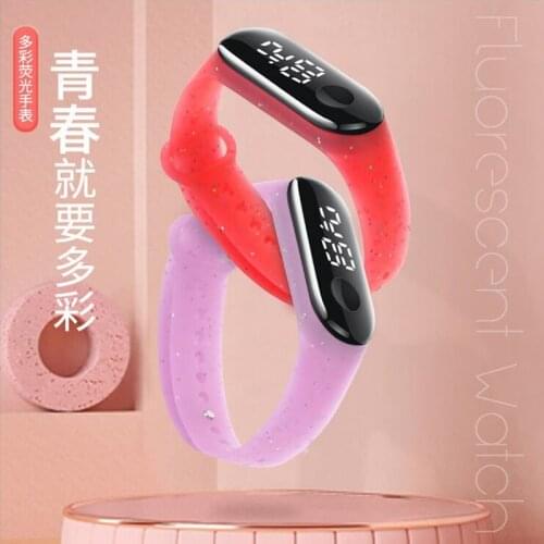 2021 Childrens Electronic Wristwatch Children LED Sport Flash Digital Clock For Boys Girls Kids Watches Gift Montre Pour Enfant