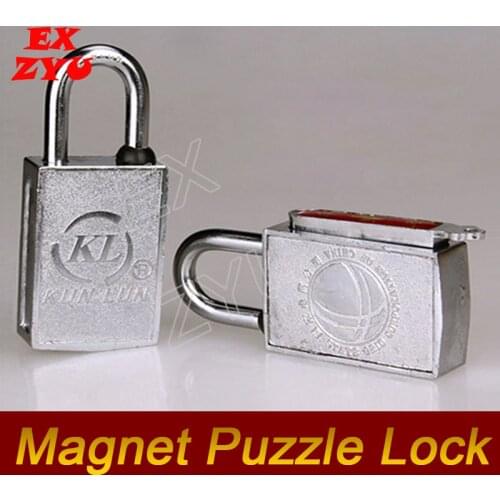 EXZYU Magnet Puzzle Lock real life escape room game props widely used in chamber game