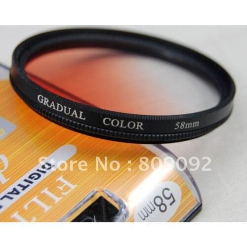 GODOX 58mm Gradual Orange Color Lens Filter