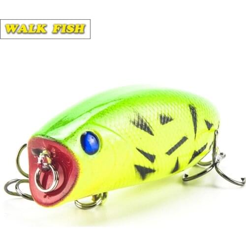 Walk Fish 1Pc 5.5cm 11g Poppers Fishing lure Top Water pesca fish lures wobbler isca artificial hard bait Topwater swimbait