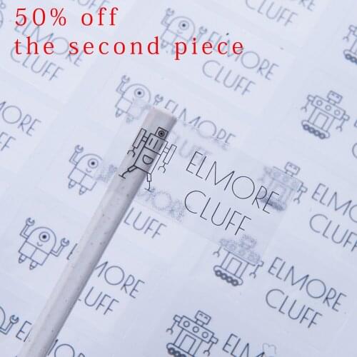 Customize Personalized Name Clear Transparent White Kraft Sticker, Wedding Sticker Logo Eyelashes Sticker custom lip gloss label