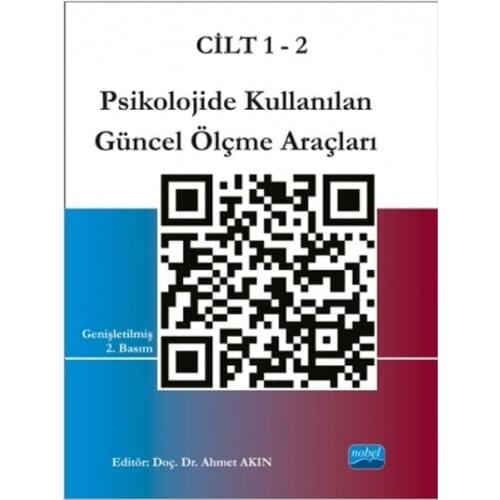 Used in psychology that Current Measuring Tools-2 Volume Set John Flocking Nobel Academic Publishing (TURKISH)