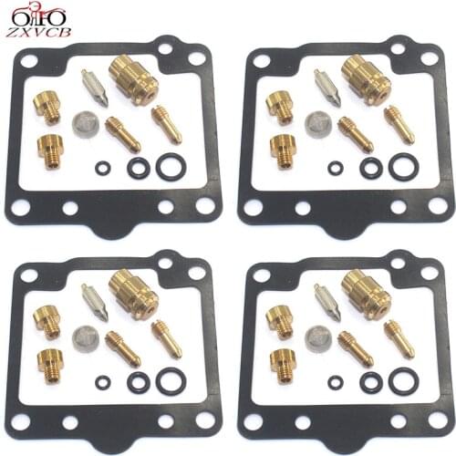 4set for KZ1100A Shaft 1981 - 1983 KZ1100 KZ 1100 A 1100A Motorcycle carburetor repair kit needle valve assembly parts