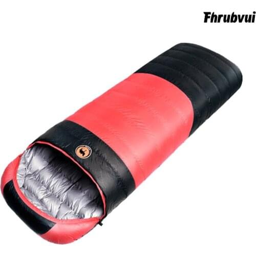 Duck Down Envelope Outdoor Camping Travel Adult Sleeping Bag Filling 1800g Use In Autumn and Winter Have 3colors for Choose