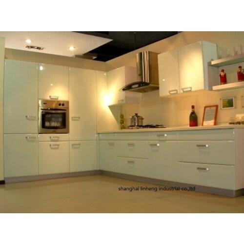 Lacquer Kitchen cabinet(LH-LA006)